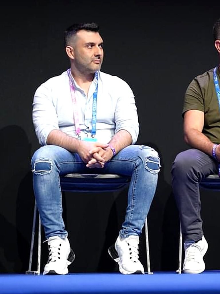 Rosario Cicero durante il mastermind ad Affiliate Expo 2024 a Milano